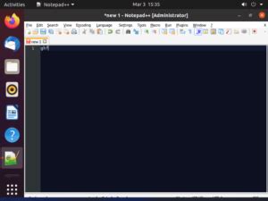 Install NotePad++ on Ubuntu 22.04 LTS Linux using SNAP.